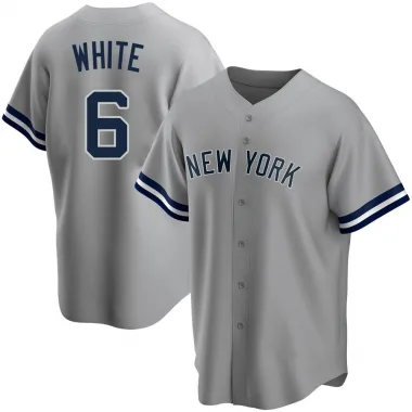 Gray Replica Roy White Youth New York Road Name Jersey