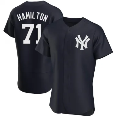 Navy Authentic Ian Hamilton Men's New York Alternate Jersey