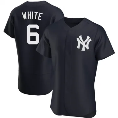 Navy Authentic Roy White Men's New York Alternate Jersey