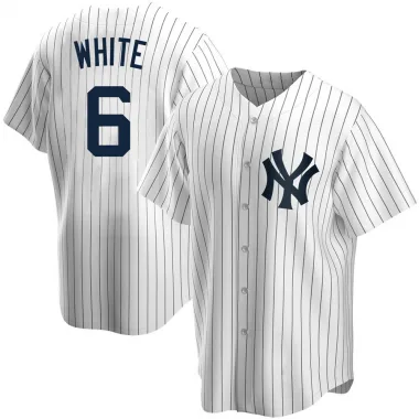 White Replica Roy White Men's New York Home Jersey